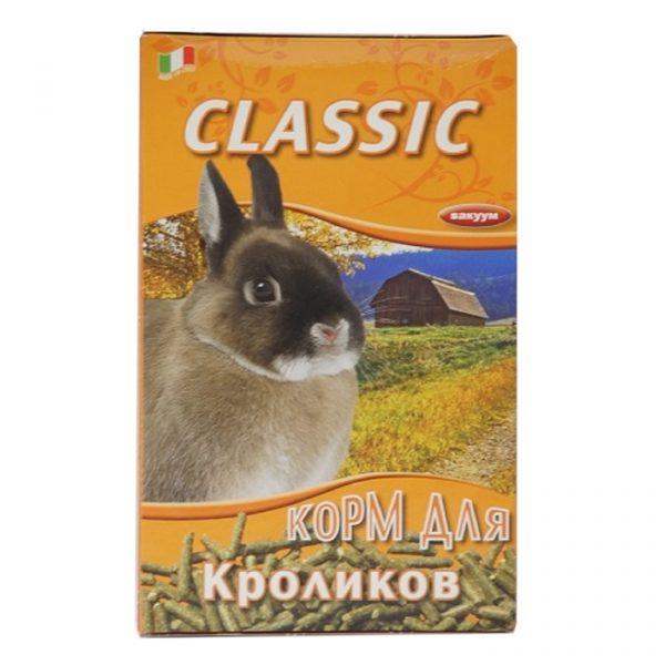 Сухой корм FIORY Classic для кроликов, гранулированный, 680 г.